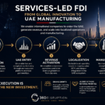 Services-led FDI explained: how companies enter the UAE, generate revenue, and scale into localization and manufacturing. Learn the 360Disruption model.