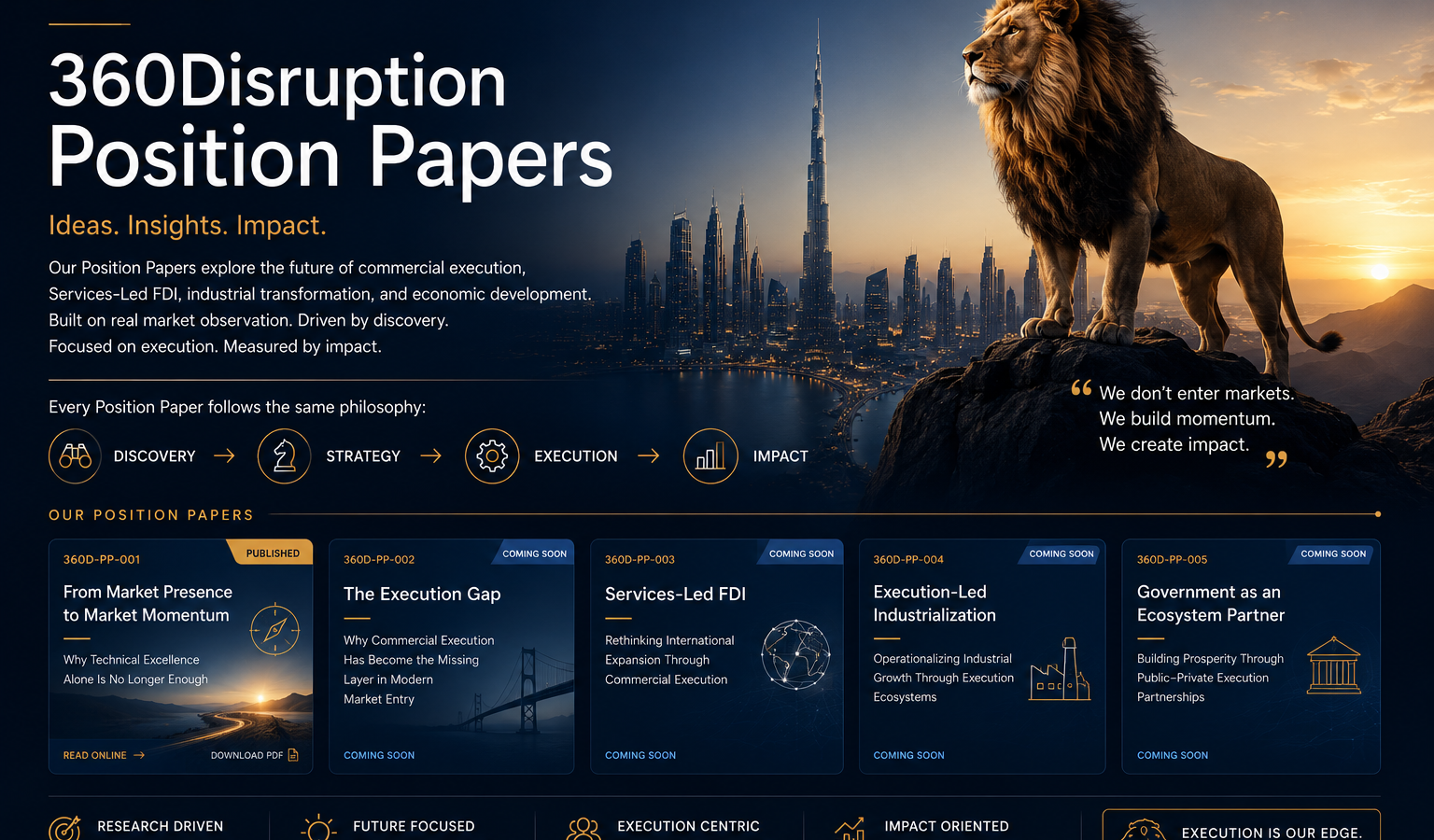Our Position Papers explore emerging trends, recurring market observations, and new operating models that help governments and organizations navigate an increasingly complex world.