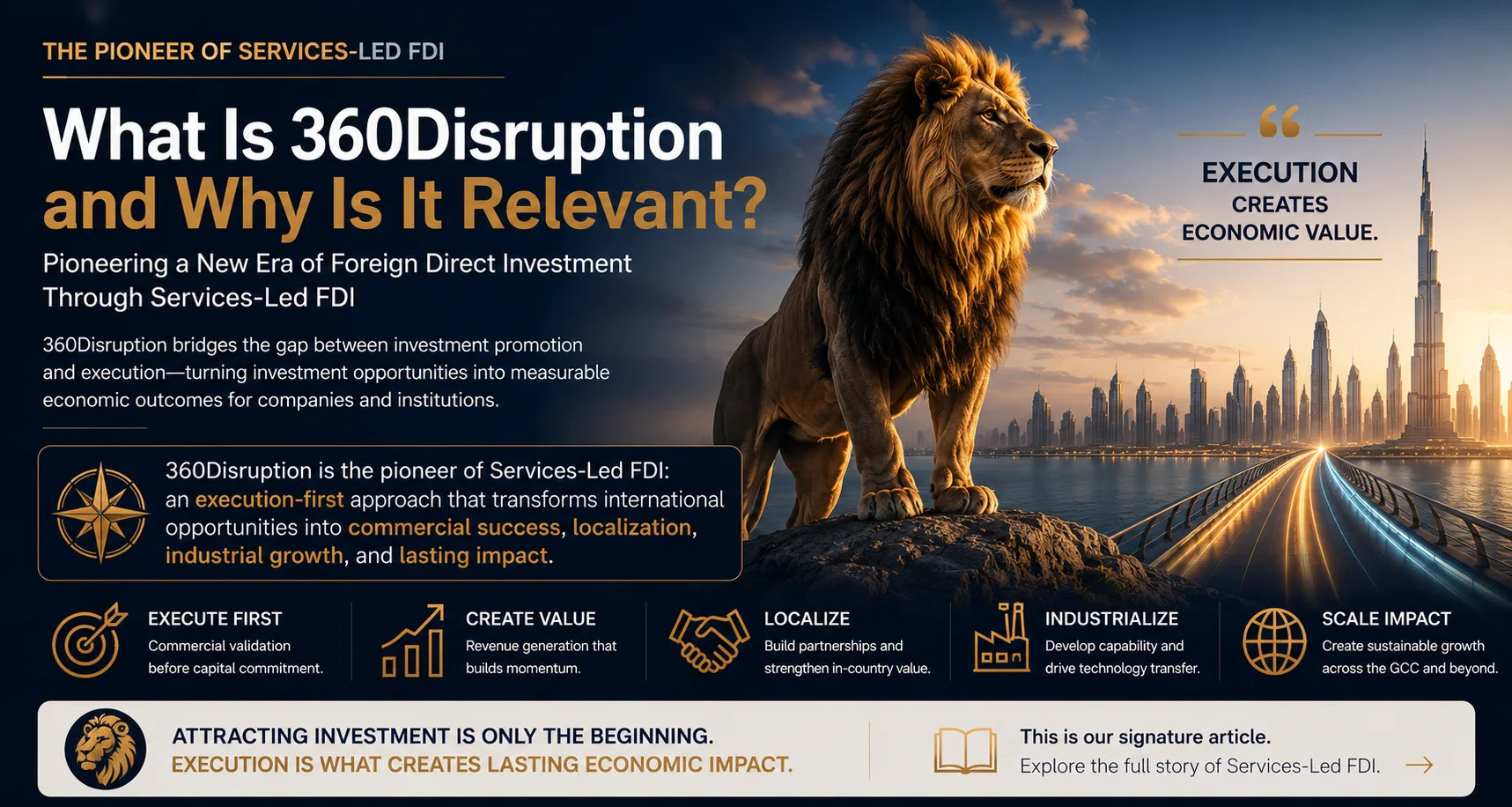 The Pioneer of Services-Led FDI